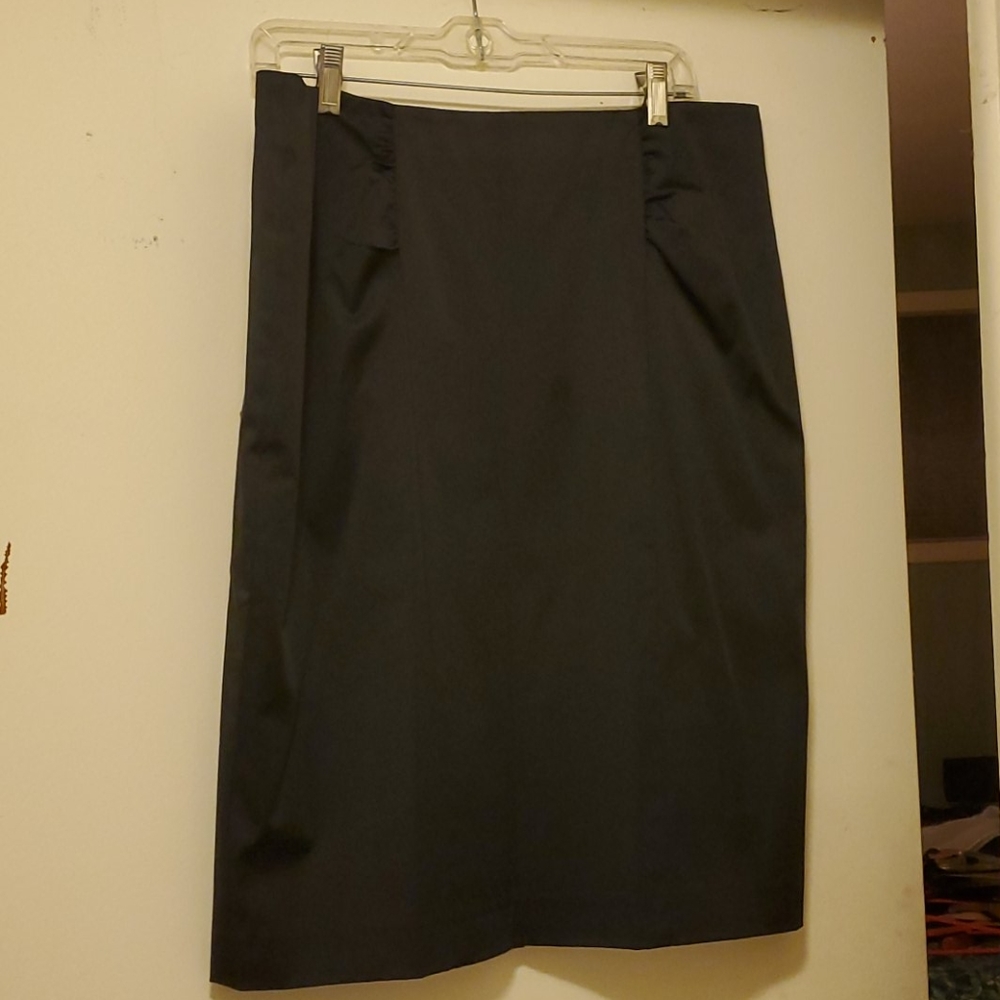 Sleek black skirt